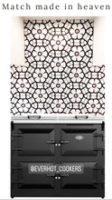 Load image into Gallery viewer, ELLA Porcelain tile - Black/white/pink