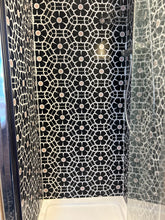 Load image into Gallery viewer, ELLA Porcelain tile - Black/white/pink