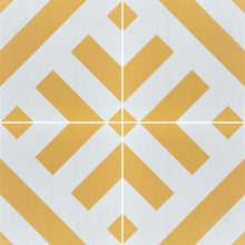 Load image into Gallery viewer, Yellow Ray porcelain tile