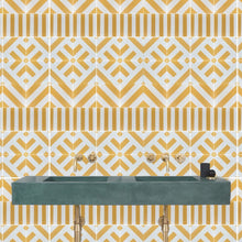 Load image into Gallery viewer, Yellow Ray porcelain tile