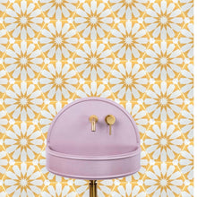 Load image into Gallery viewer, Luz yellow & white porcelain tile