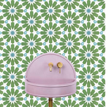 Load image into Gallery viewer, Luz green and turquoise porcelain tile