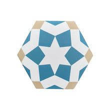 Load image into Gallery viewer, Starz porcelain tile - Blue/beige