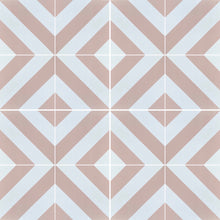 Load image into Gallery viewer, CHEVRON stripe porcelain tile - pink