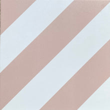 Load image into Gallery viewer, CHEVRON stripe porcelain tile - pink