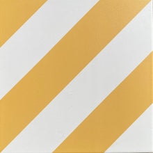 Load image into Gallery viewer, CHEVRON stripe porcelain tile- Yellow