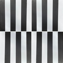 Load image into Gallery viewer, ‘Stripe’ porcelain tile-black/ white