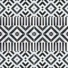 Load image into Gallery viewer, ‘Stripe’ porcelain tile-black/ white