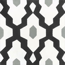 Load image into Gallery viewer, SOUK Cement Tile - Olive/Black tile