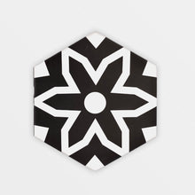 Load image into Gallery viewer, black and white tiles, bathroom tiles