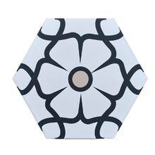 Load image into Gallery viewer, wall tiles, floor tiles, porcelain floor tiles, patterned wall tiles, outdoor tiles, hex tiles