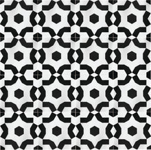 Load image into Gallery viewer, FAIZA black/white porcelain tile