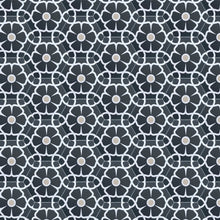 Load image into Gallery viewer, patterned tiles uk, bathroom floor tiles, black tiles, porcelain tiles uk, kitchen floor tiles