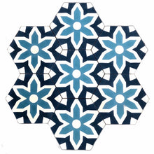 Load image into Gallery viewer, Cement Tile - bathroom tiles- moroccan floor tiles- encaustic tiles uk- bathroom tiles
