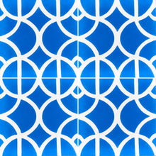 Load image into Gallery viewer, blue and white tile-floor tile-moroccan cement tiles uk - bathroom tiles-  moroccan cement tiles uk