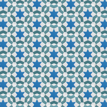 Load image into Gallery viewer, Starz porcelain tile in blue/teal