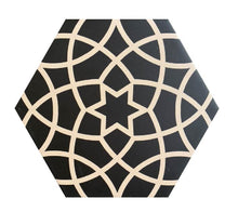 Load image into Gallery viewer, hex tiles, cement effect tiles, uk tiles, bathroom tiles