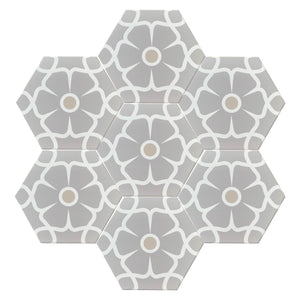 ELLA porcelain tile - lilac/grey