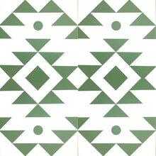 Load image into Gallery viewer, LIMA porcelain tile - Green / white