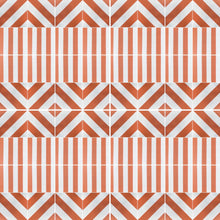 Load image into Gallery viewer, Terracotta stripe porcelain tile