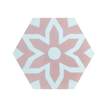 Load image into Gallery viewer, FLEUR cement tile - pink tile