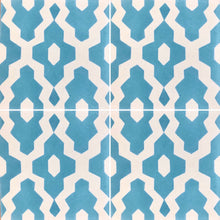 Load image into Gallery viewer, cement tiles, wall tiles, encaustic cement tile , bathroom tiles, moroccan tiles uk, patterned tiles