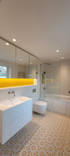 Load image into Gallery viewer, Luz yellow &amp; white porcelain tile