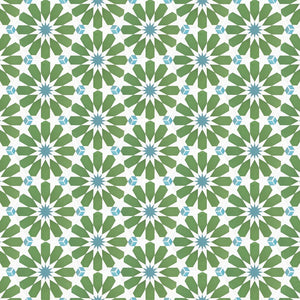 Luz green and turquoise porcelain tile