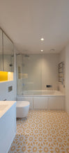 Load image into Gallery viewer, Luz yellow &amp; white porcelain tile