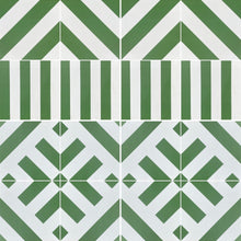 Load image into Gallery viewer, Green stripe- Porcelain tile