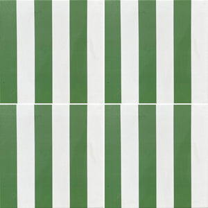 Green stripe- Porcelain tile