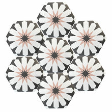 Load image into Gallery viewer, Luz black and white porcelain tile