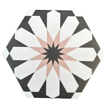 Load image into Gallery viewer, Luz green and pink porcelain tile