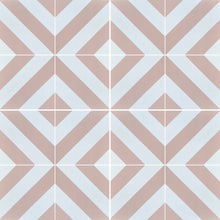 Load image into Gallery viewer, CHEVRON stripe porcelain tile - pink