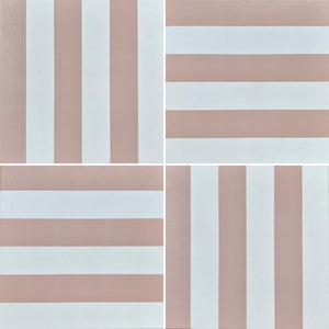 Pink stripe - Porcelain tile