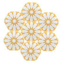 Load image into Gallery viewer, Luz yellow &amp; white porcelain tile