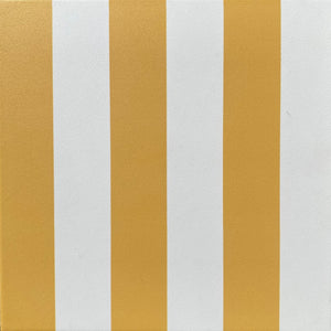Yellow stripes - Porcelain tile
