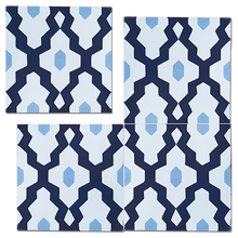 Load image into Gallery viewer, blue and white tiles, kitchen floor tiles, wall tiles, encaustic cement tiles, tiles, uk tiles