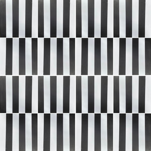 ‘Stripe’ porcelain tile-black/ white