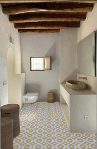 Souk cement tile - Yellow tile