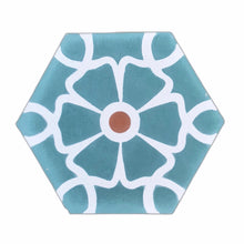 Load image into Gallery viewer, cement tiles Uk- hex tiles- encaustic cement tiles- moroccan cement tiles