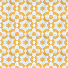 Load image into Gallery viewer, FAIZA porcelain tile - yellow/white