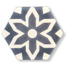 Load image into Gallery viewer, cement tiles UK - kitchen tiles- floor tiles uk- moroccan tiles uk- hex cement tiles-bathroom tiles