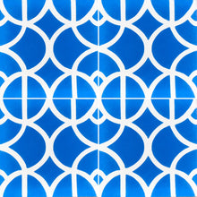 Load image into Gallery viewer, blue and white tile-floor tile-moroccan cement tiles uk - bathroom tiles-  moroccan cement tiles uk