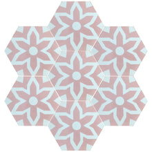 Load image into Gallery viewer, Fleur cement tile - pink tile