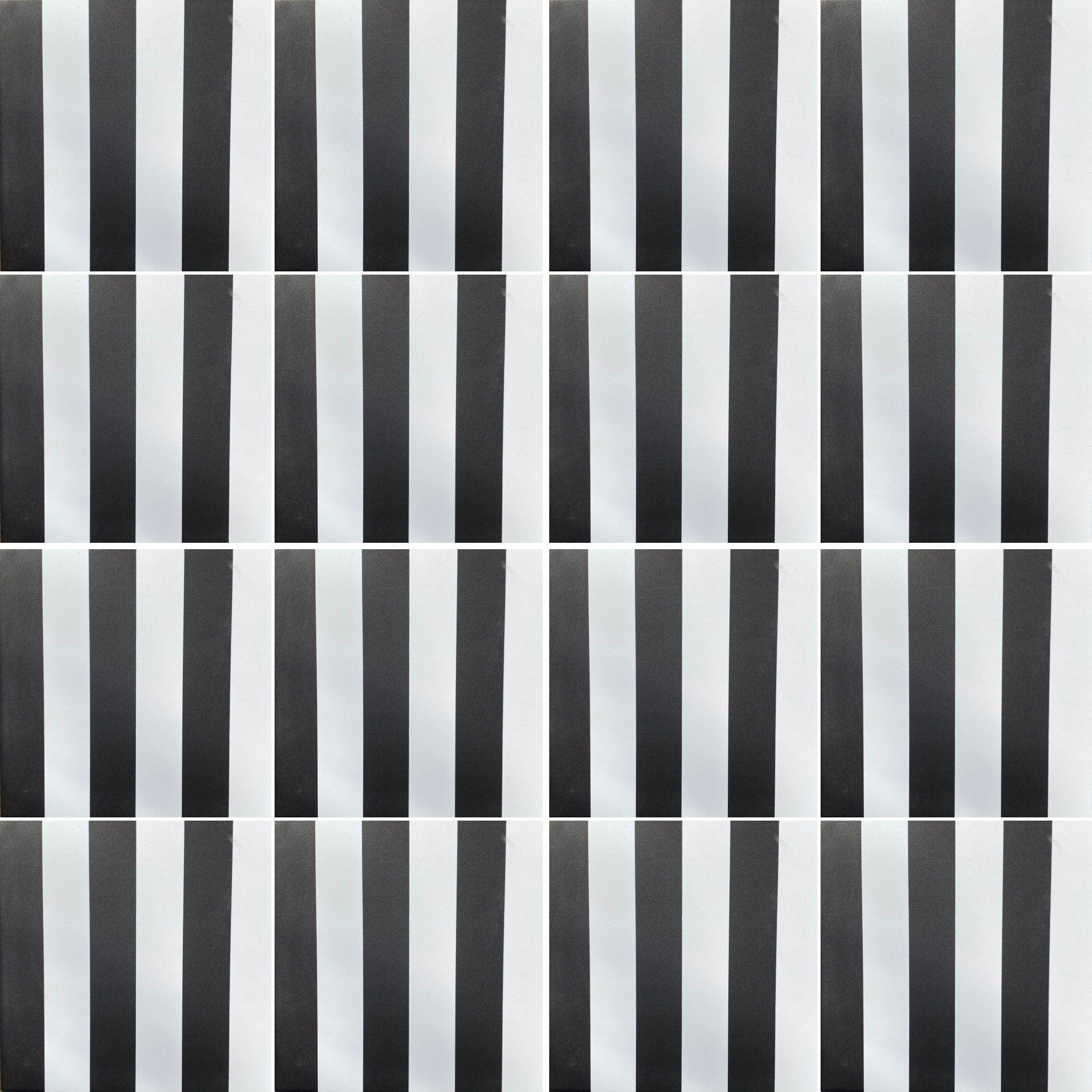 Load image into Gallery viewer, ‘Stripe’ porcelain tile-black/ white