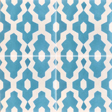 Load image into Gallery viewer, Souk cement tile - turquoise